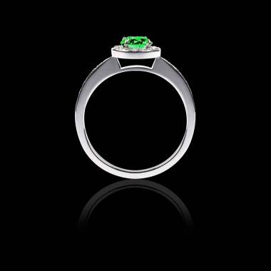 瑞卡 祖母绿订婚戒指