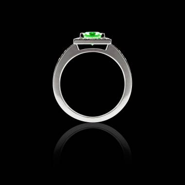 佩兰 祖母绿订婚戒指