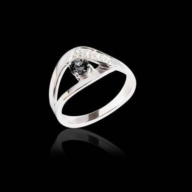 安娜艾拉 黑钻订婚戒指