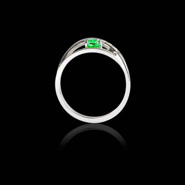 安娜艾拉 祖母绿订婚戒指