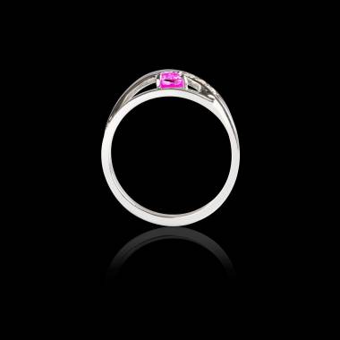 安娜艾拉 粉红蓝宝石订婚戒指