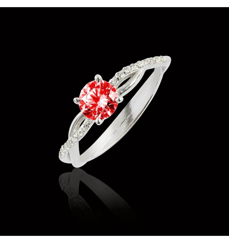 Bague de fiançailles rubis Noémie