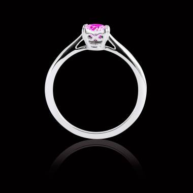 Bague saphir rose Laureen solo