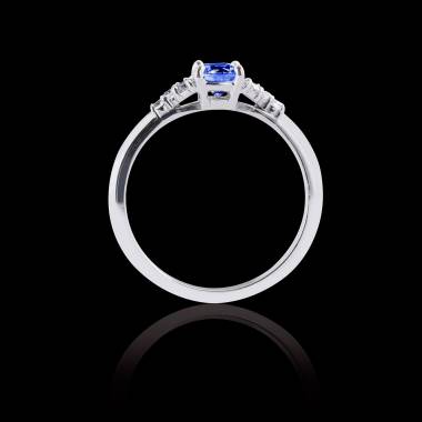 Bague saphir bleu Virginie