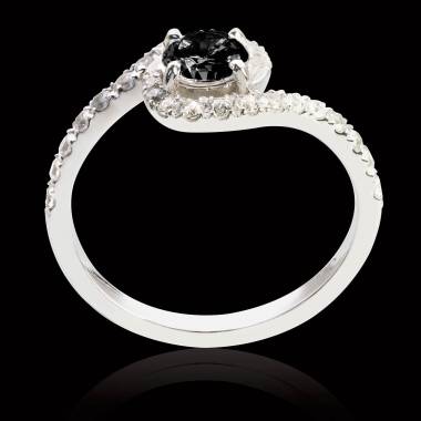 Bague diamant noir Lilou