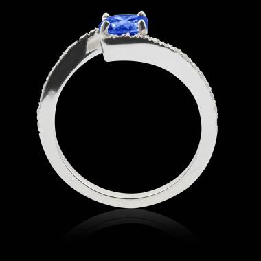 Bague saphir bleu Lola