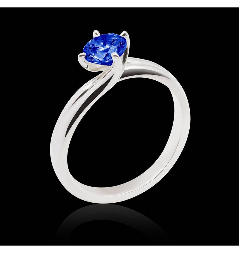 Bague saphir bleu Alicia