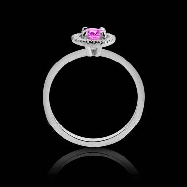 Bague saphir rose Isaure Solo