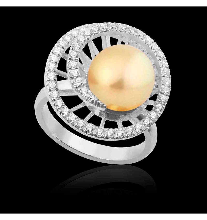 Bague perle gold Corinne