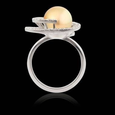 Bague perle gold Corinne