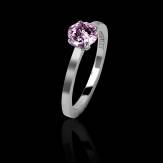 Bague Tourmaline rose Judith solo