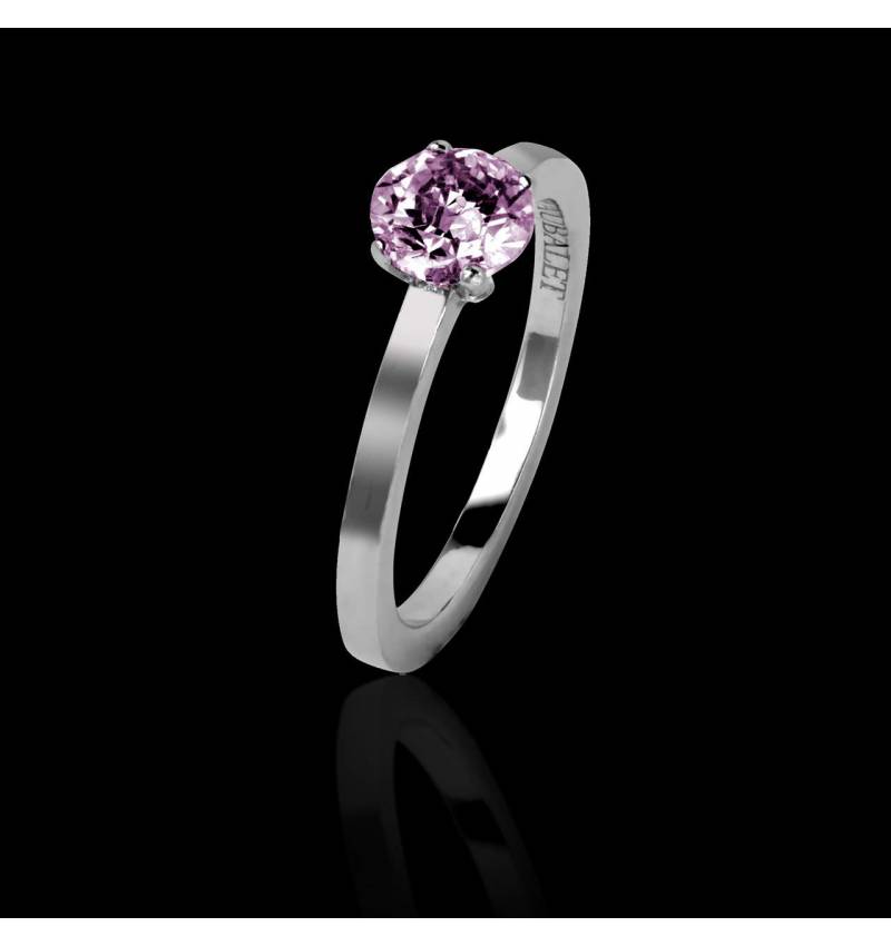 Bague Tourmaline rose Judith solo