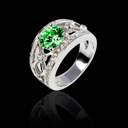 Bague Tsavorite Regina Suprema