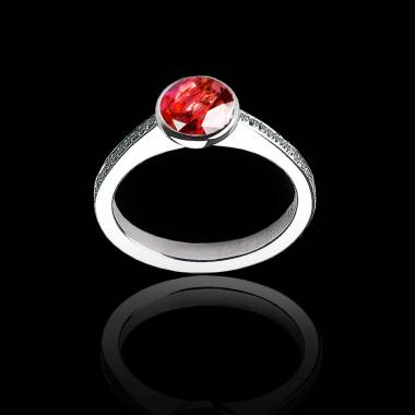 Bague Spinelle rouge Moon