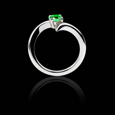 Bague Tsavorite Serpentine