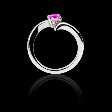 Bague Tourmaline rose Serpentine