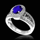 Bague Tanzanite Tsarine