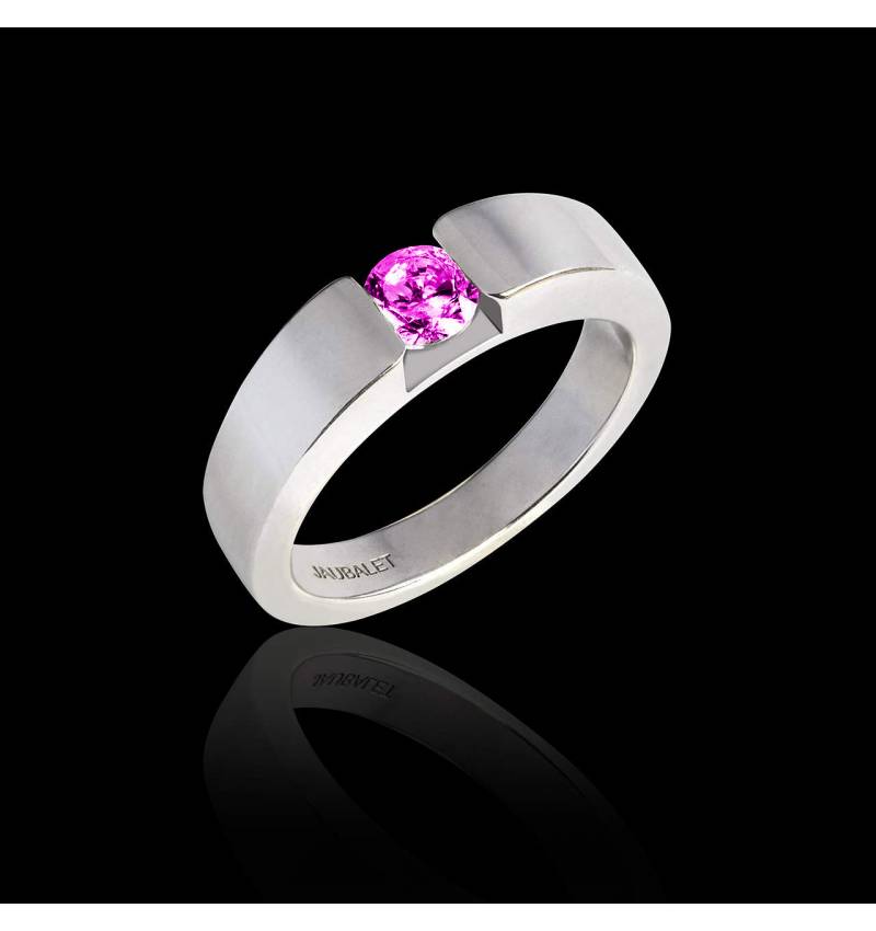 Bague Tourmaline rose Pyramide