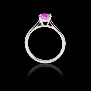 Bague Tourmaline rose Angela solo