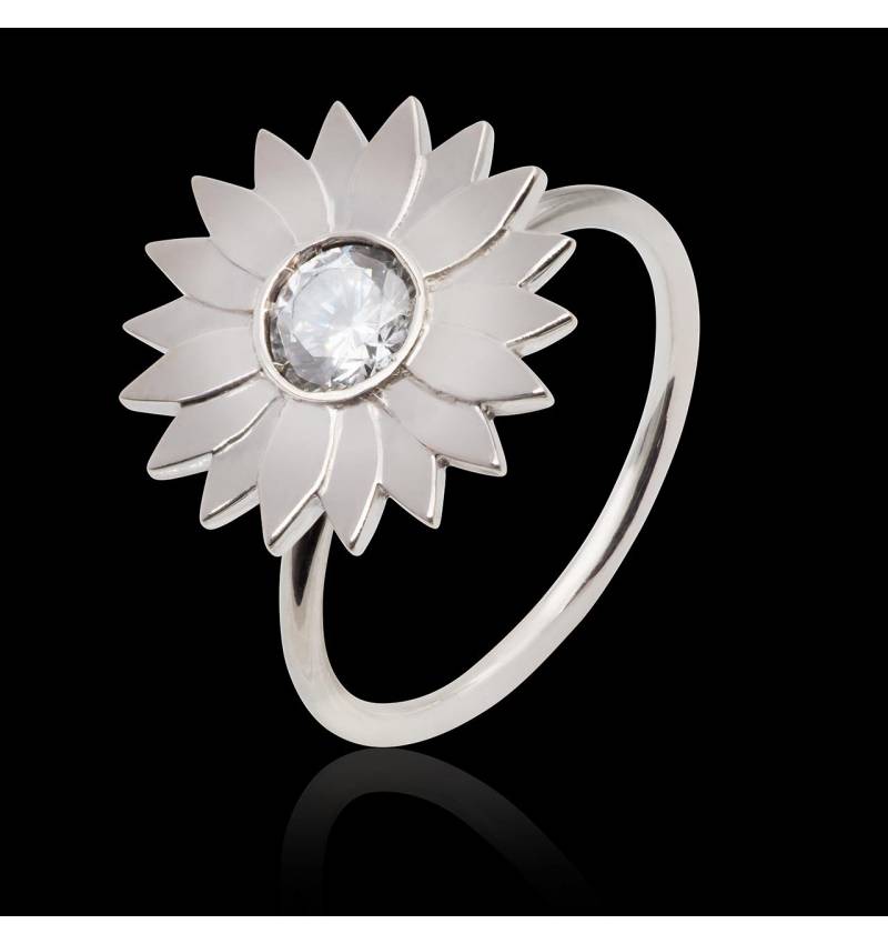 Bague diamant Marguerite solo