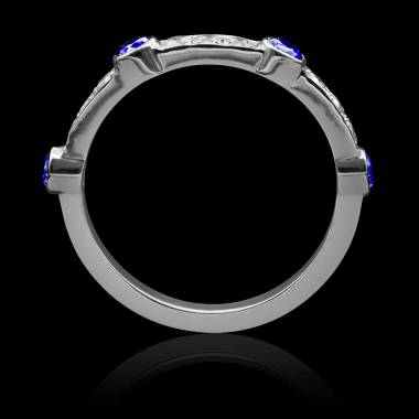 Bague saphir bleu Olivia