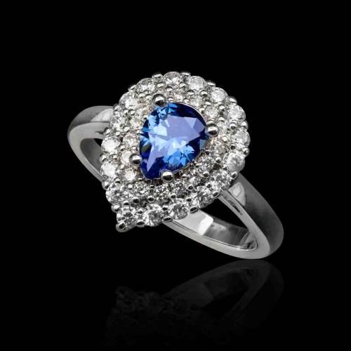梅勒 蓝宝石戒指