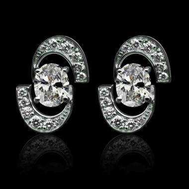 Boucles d'oreilles diamant...