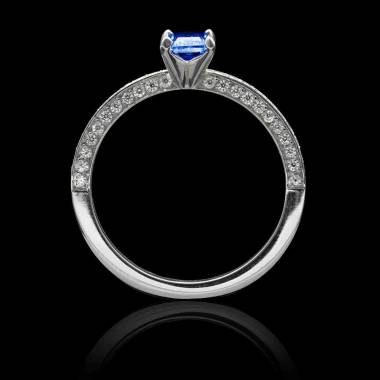 Bague saphir bleu Katia